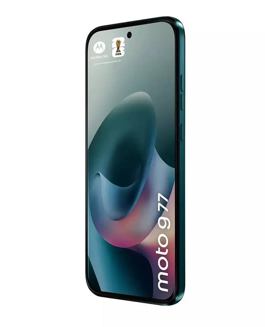 Motorola Moto G77 5G 12/256 GB smartphone in Pantone Shaded Spruce