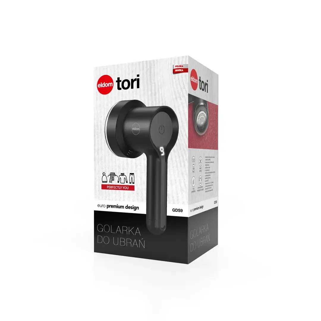 ELDOM TORI drabužių skustuvas, įkraunamas ir maitinamas iš tinklo