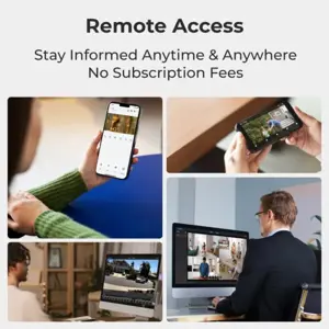 Reolink E Series E321, IP security camera, Indoor, Wireless, 2400 MHz, Ceiling/Wall/Desk, White