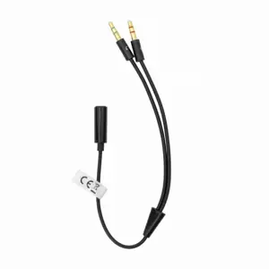 Sbox 3,5 mm x2 F. 3Pin - 3,5 mm M. 4Pin 0,2M 35M-2X35F