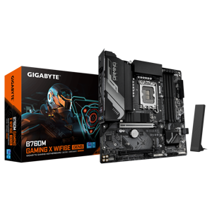 Mainboard GIGABYTE Intel B760 Express LGA1700 Micro-ATX Memory DDR5 Memory slots 4 B760MGXWF6EGEN5