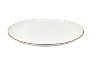 Lėkštė Gold, porcelianas, D 21 cm, vnt