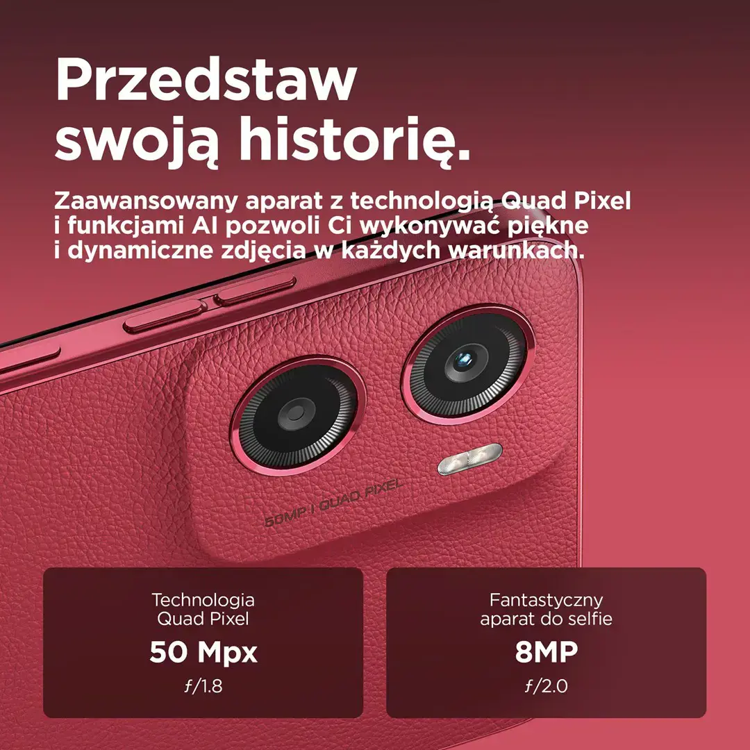 Motorola moto g05 16.9 cm (6.67") Dual SIM Android 15 4G USB Type-C 4 GB 64 GB 5200 mAh Red
