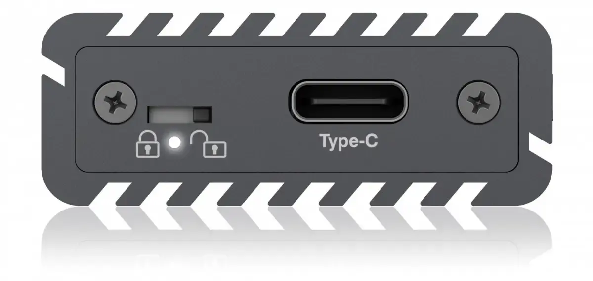 ICYBOX IB-1817MC-C31 Išorinis korpusas PCIe NVMe/SATA M.2 SSD USB 3.1 Type-C pilkos spalvos