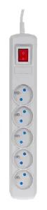 Activejet pilka maitinimo juosta su laidu ACJ COMBO 5G/3M/BEZP. AUT/S