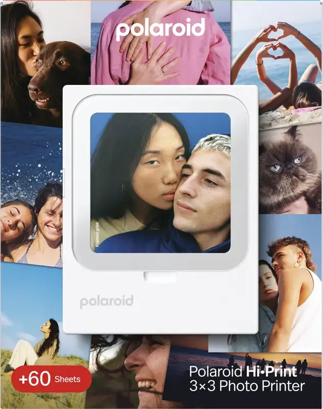 Polaroid pocket photo printer Hi-Print 3x3 + 60 sheets