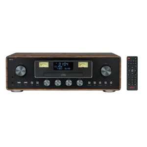 AKAI AM-100 RHAPSODY Stereo system 30W RMS, Bluetooth 5.0, DAB+/FM, CD/USB, AUX, brown black