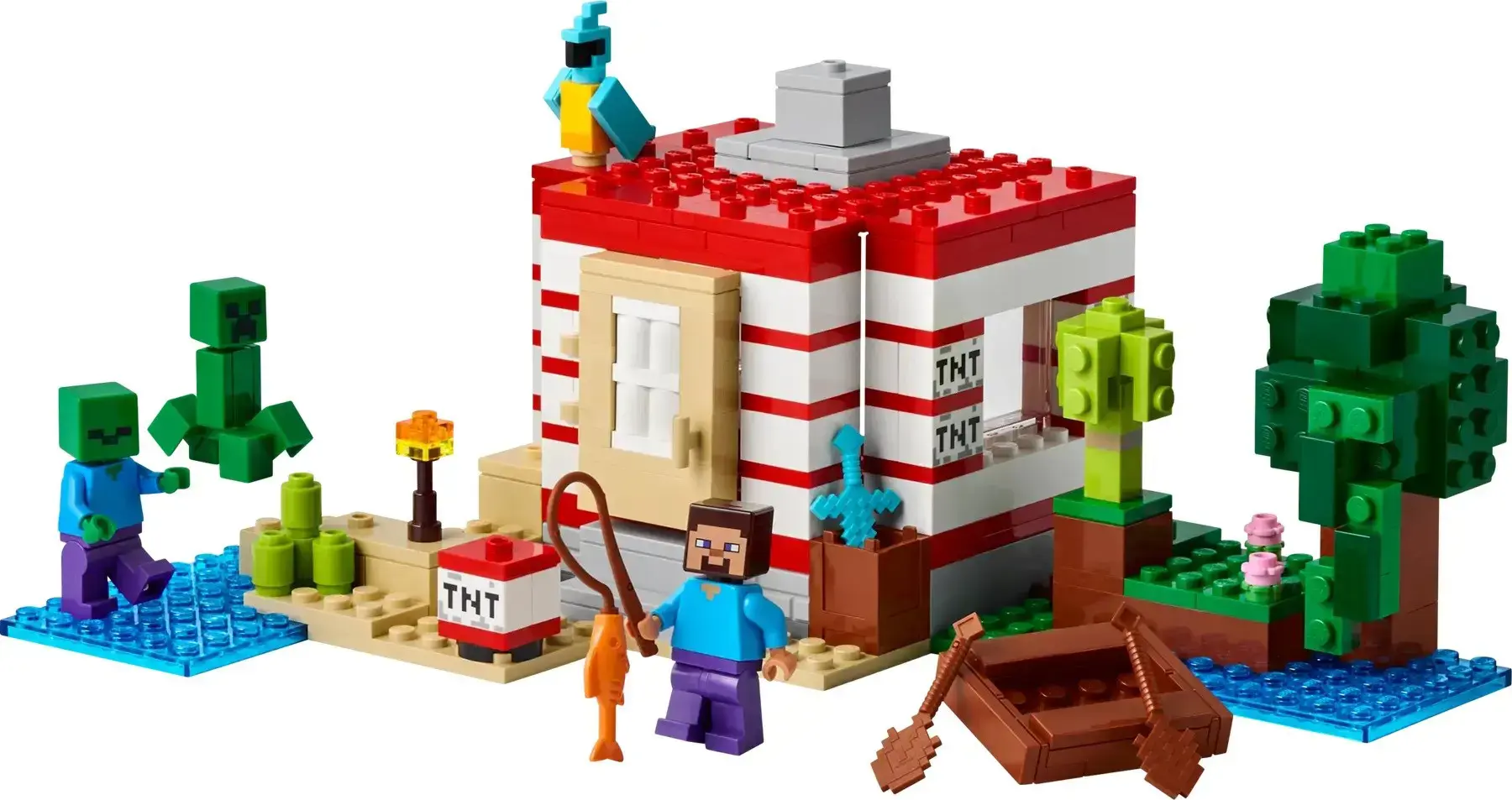 LEGO MINECRAFT 21275 The TNT Jungle House