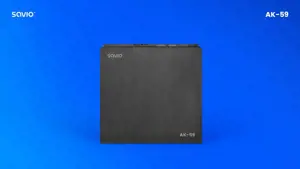 Ārējais diskdzinis Savio External Slim drive CD|DVD R| RW – USB-C| USB-A