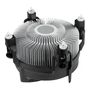 ARCTIC Alpine 17 - Compact Intel CPU Cooler, Air cooler, 9.2 cm, 100 RPM, 2000 RPM, 0.3 sone, Black, Silver