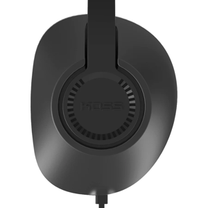 "Koss" laidinės ausinės UR23iK, ant ausų, su mikrofonu, 3,5 mm, juodos spalvos