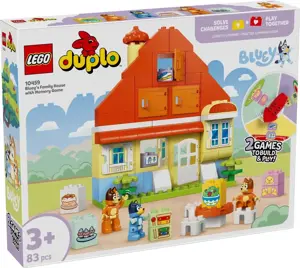 LEGO BLUEY 10459 Bluey's Family House with Memory Game