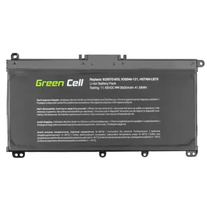 GREENCELL HP145 Žaliųjų elementų baterija į HP Pavilion 14 15 15T 15Z 17 17Z / 11,55V 3600mAh