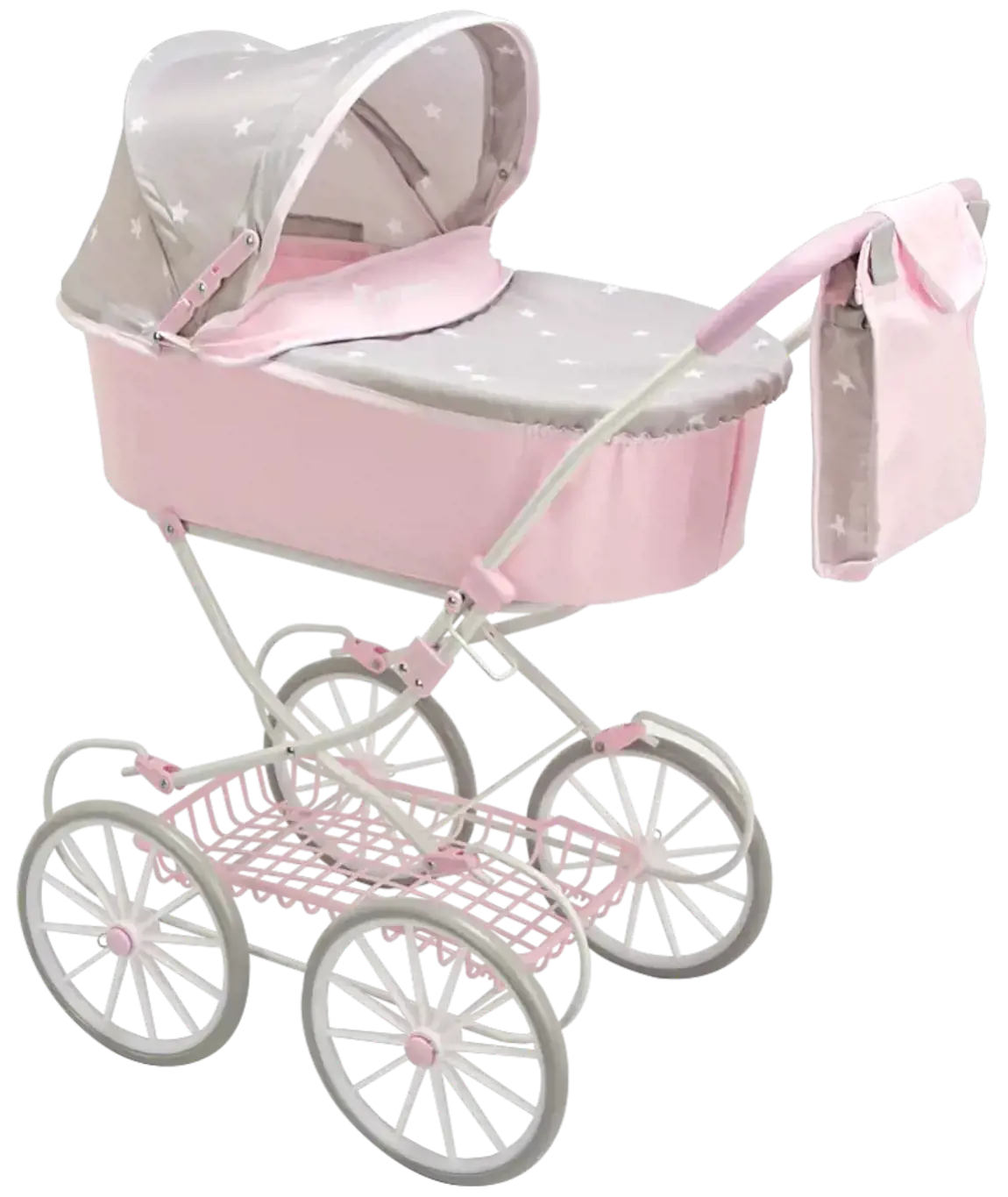 Arias vežimukas Emma su gobtuvu ir krepšiu