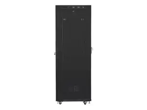 LANBERG free standing rack 19inch cabinet 42U 600x800 mesh door LCD flat pack black