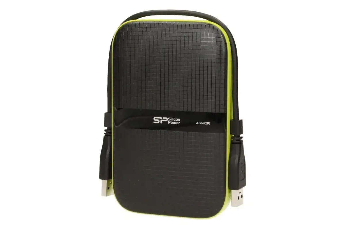 SILICONPOW SP010TBPHDA60S3K Išorinis kietasis diskas Silicon Power Armor A60 2.5 1TB USB 3.0, IPX4, juodas
