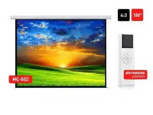Maclean MC-552 projection screen 3.81 m (150") 4:3