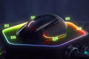 "Razer" žaidimų pelė "Basilisk V3 Pro" optinė pelė, juoda, laidinė