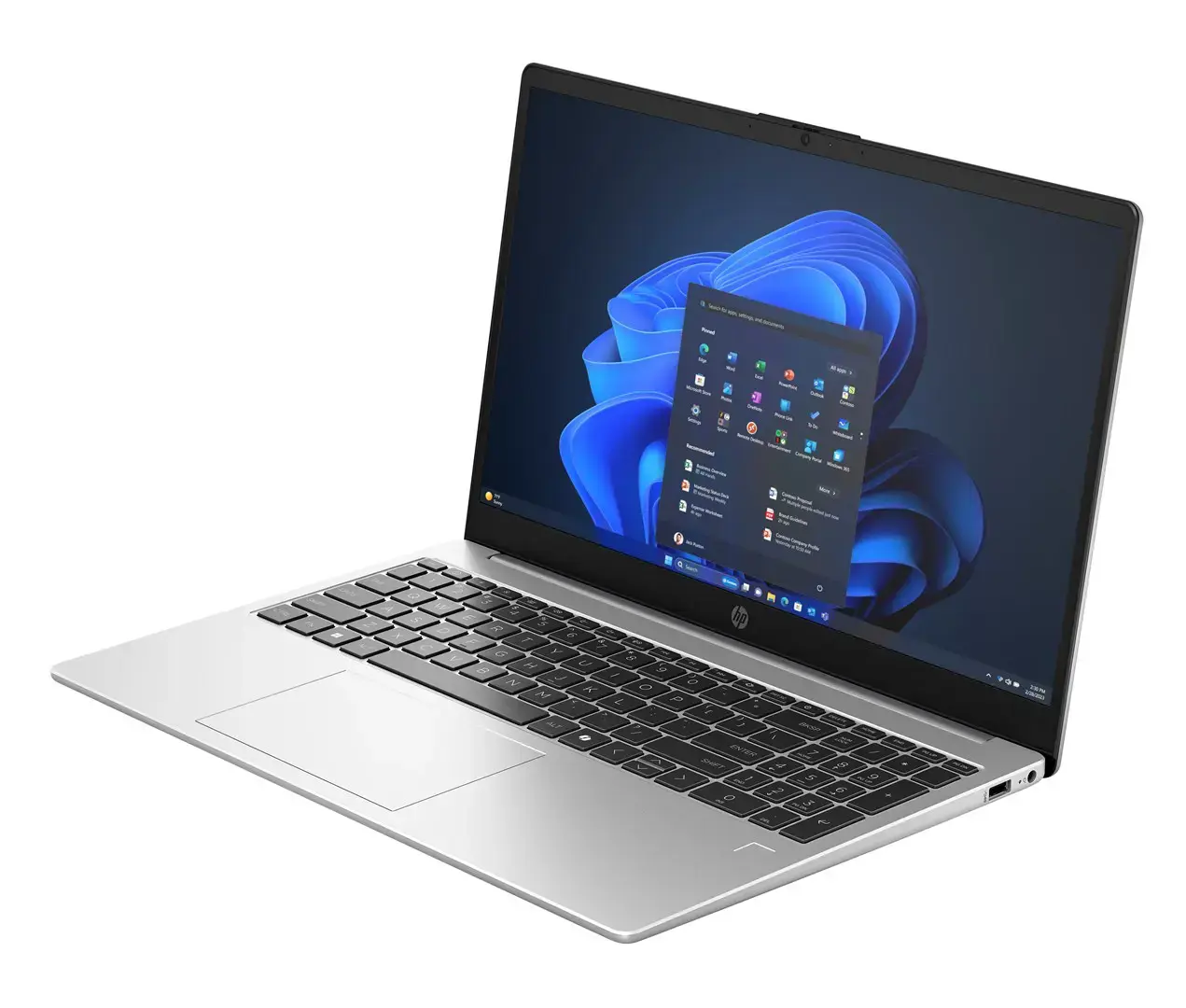 HP 255R G10 15.6" laptop, AMD Ryzen™ 5 7535U, Full HD, 8 GB DDR5-SDRAM, 512 GB SSD, Wi-Fi 6 (802.11ax), FreeDOS, silver