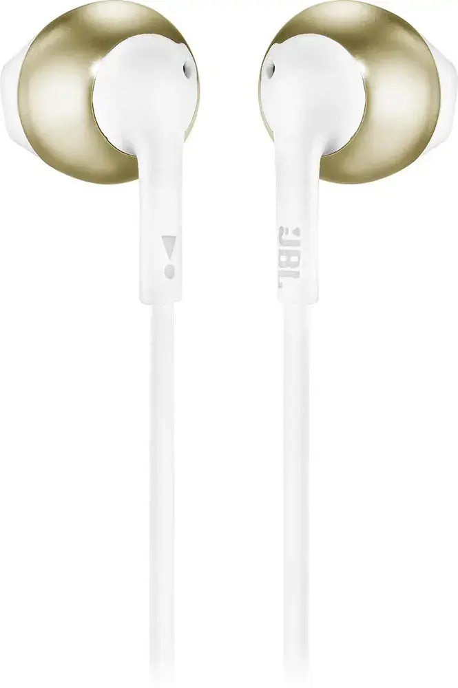 JBL ausinės T205, aukso spalvos