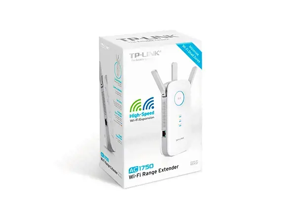 TP-Link AC1750 "Wi-Fi" diapazono ilgintuvas, tinklo kartotuvas, 1300 Mbit/s, 10,100,1000 Mbit/s, Windows 10, Windows 2000, Windows 7, Windows 8, Windows 8.1, Windows 98SE, Windows NT, Windows XP, išorinis, 10/100/1000Base-T(X)
