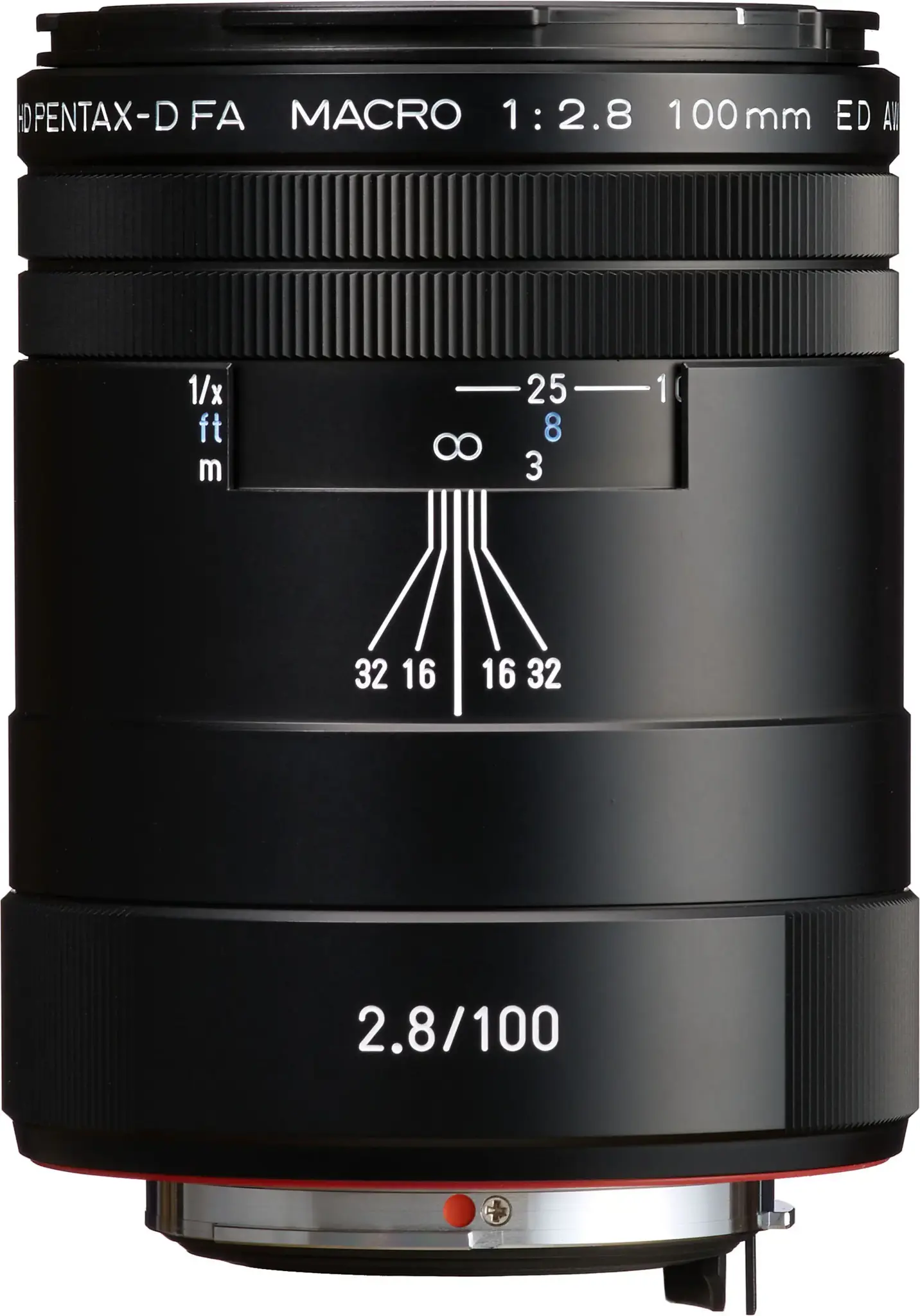 HD Pentax D-FA 100mm f/2.8 Macro ED AW objektyvas, juodas
