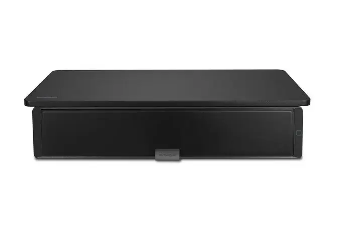 "Kensington UVStand™" monitoriaus stovas su UVC dezinfekavimo skyriumi, laisvai pastatomas, 18 kg, 86,4 cm (34"), juodas