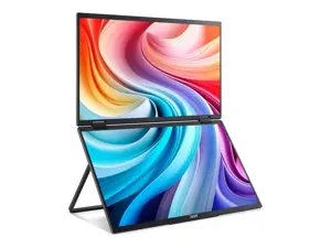 Acer | PD163QBMIUUX PD3 Series | 16 " | IPS | 16:9 | 60 Hz | 8 ms | 2x1920 x 1080 pixels | 250 cd/m² | HDMI ports quantity 1 | Black