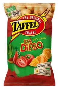 TAFFEL SAN DIEGO bulvių traškučiai, 75 g