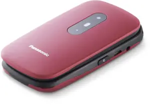 Mobilusis telefonas Panasonic KX-TU446EXR (Nėra LT kalbos), Raudona