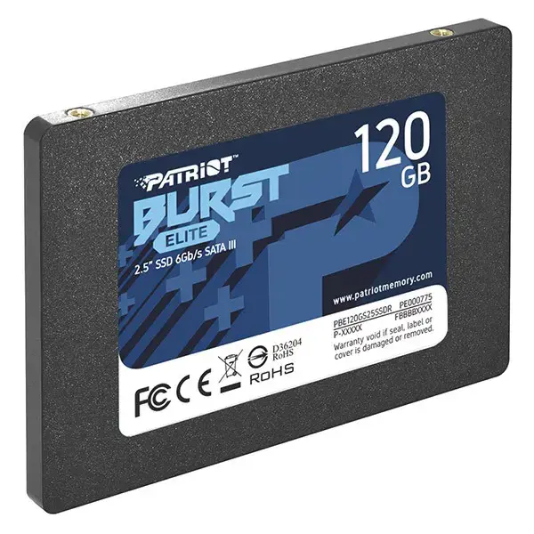 SSD diskas PATRIOT MEMORY Burst Elite 120 GB, 2.5", Serial ATA III