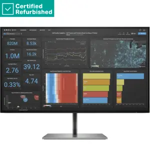 RENEW SILVER HP Z27q G3 QHD Monitor - 27" 2560x1440 QHD 350-nit 60Hz AG, IPS, HDMI/DisplayPort Dais…