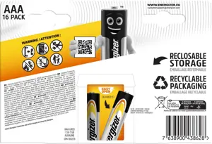 Energizer battery Alkaline Power AAA CHP16