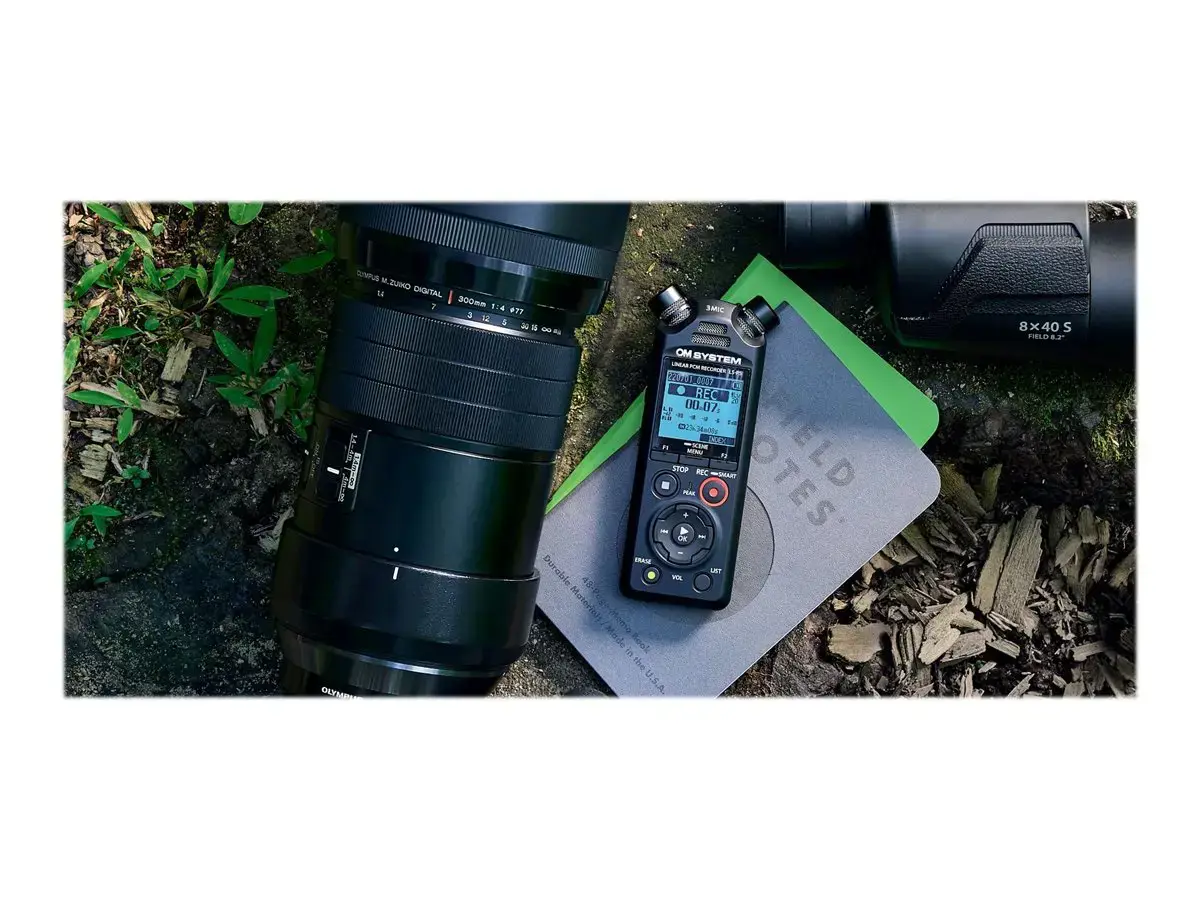 "Olympus" linijinis PCM diktofonas LS-P5 Įkraunamas, mikrofono jungtis, stereo, FLAC / PCM (WAV) / MP3, juodas, MP3 atkūrimas, 59 val. 35 min.