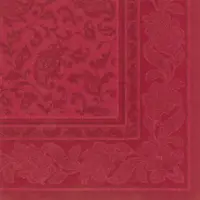 Servetėlės ORNAMENTS, 40 x 40 cm, tamsiai raudonos, 50 vnt.