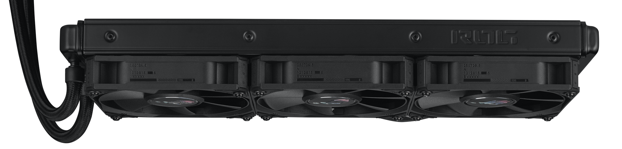 ASUS ROG Strix LC III 360, Liquid cooling kit, 12 cm, 36 dB, 70.38 cfm, Black