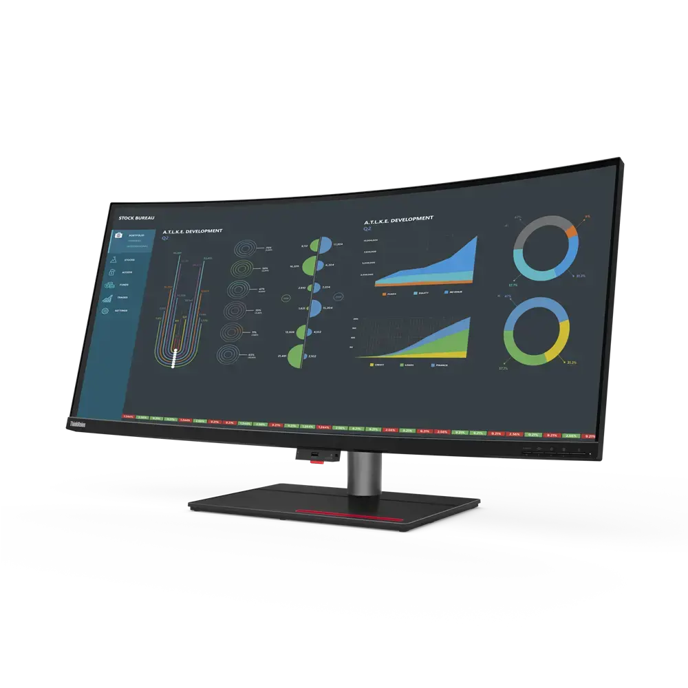 Monitorius Lenovo ThinkVision P40w-20, 100.8 cm (39.7"), 5120 x 2160 pixels, 5K Ultra HD, LED, 6 ms, Black