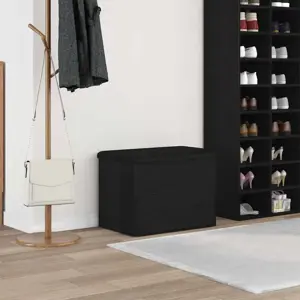 Laikymo suolas juoda ąžuolo 62 x 42 x 45 cm Apdirbta mediena