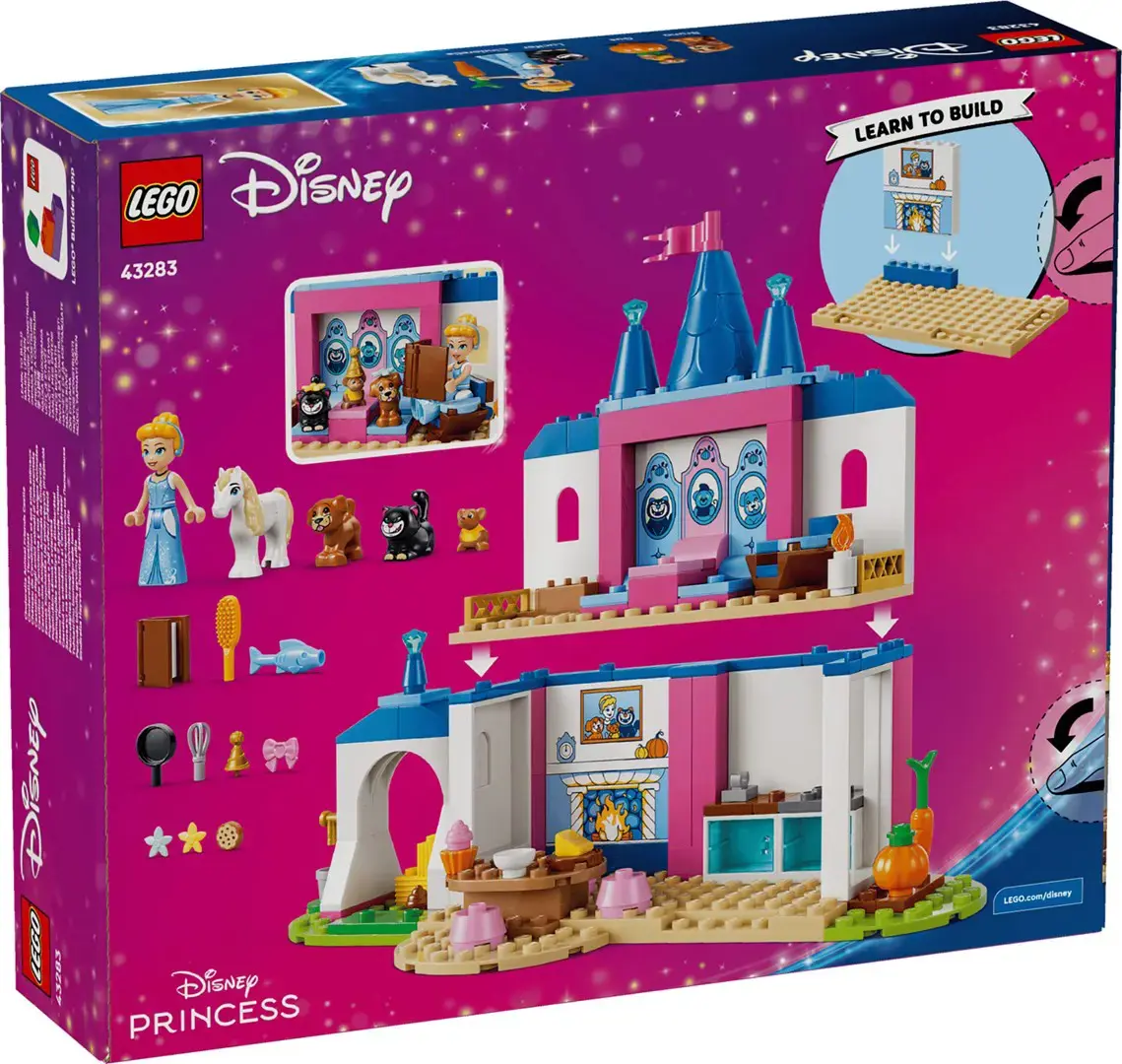 LEGO DISNEY 43283 Cinderella Animal Friends Castle