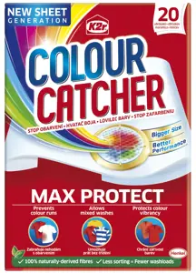 Skalbimo lapeliai K2R COLOUR CATCHER, 20vnt.