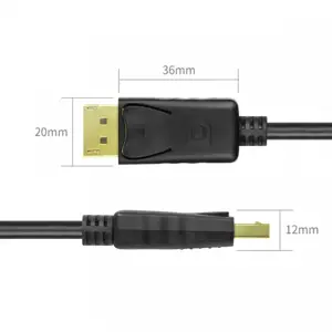 UNITEK Y-C609BK "Unitek" kabelis DisplayPort M/M, 3 m Y-C609BK