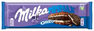 Šokoladas MILKA Oreo, pieniškas, 300 g