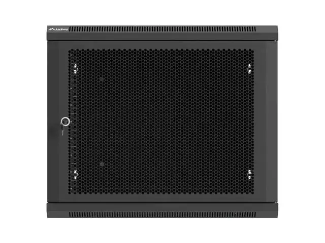 Lanberg Wall mounted installation cabinet 19" 9U 600X600 | WF01-6609-23B | Black