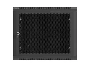 Lanberg Wall mounted installation cabinet 19" 9U 600X600 | WF01-6609-23B | Black