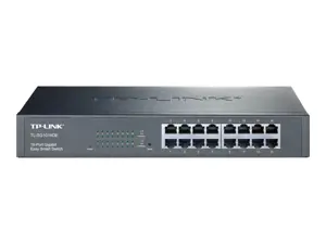 "TP-Link" 16 prievadų "Gigabit Easy Smart" tinklo komutatorius, valdomas, L2, "Gigabit Ethernet" (10/100/1000), montuojamas į stovą, 1U