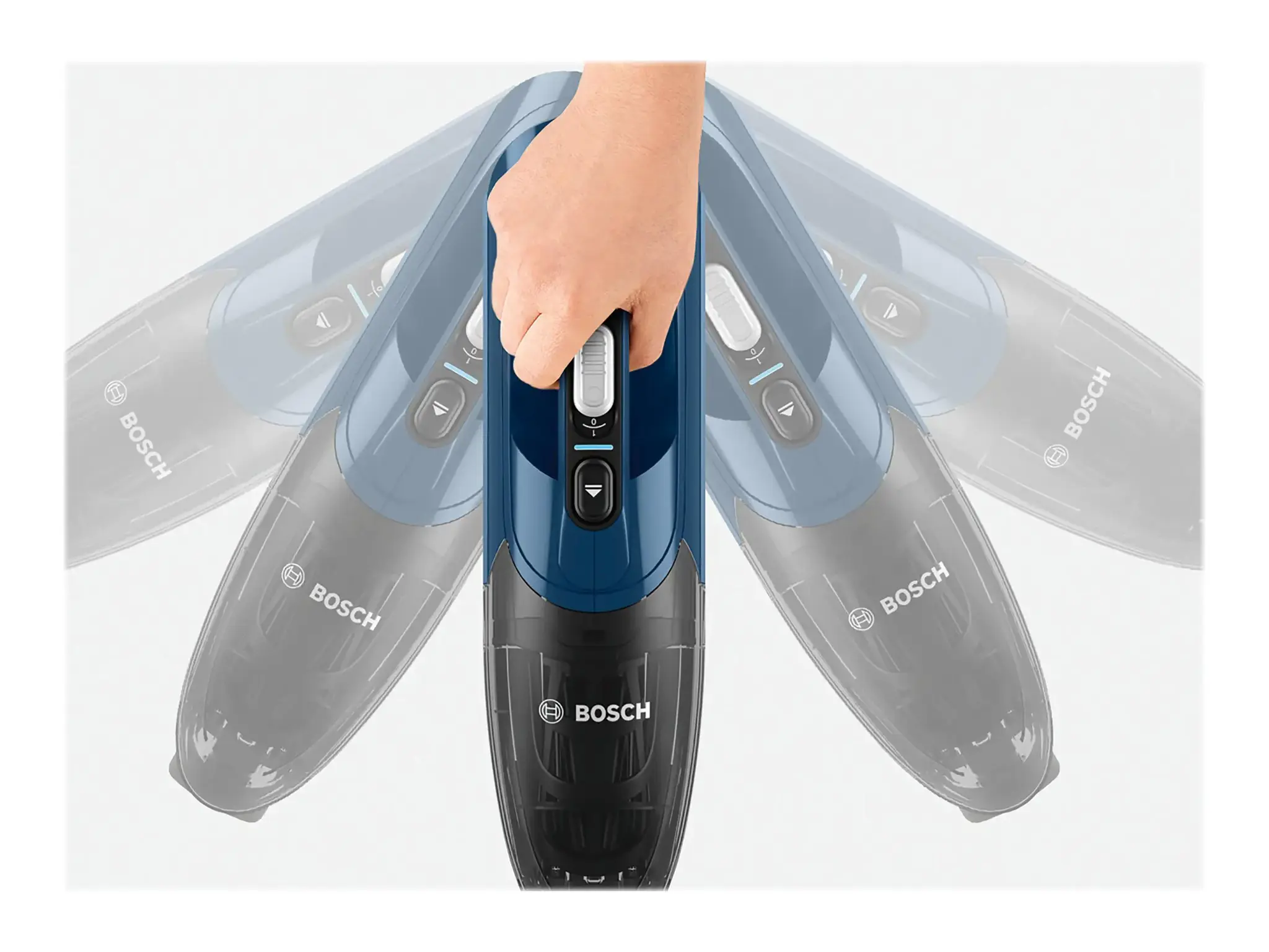 "Bosch Serie 2" BBHF216, be maišelio, mėlynas, sausas, cikloninis, plikos grindys, kilimas, kietos grindys, įkrovimas