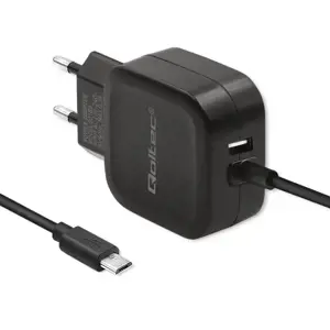 QOLTEC 50189 Qoltec kintamosios srovės adapteris 17W 5V 3,4A USB+Micro USB