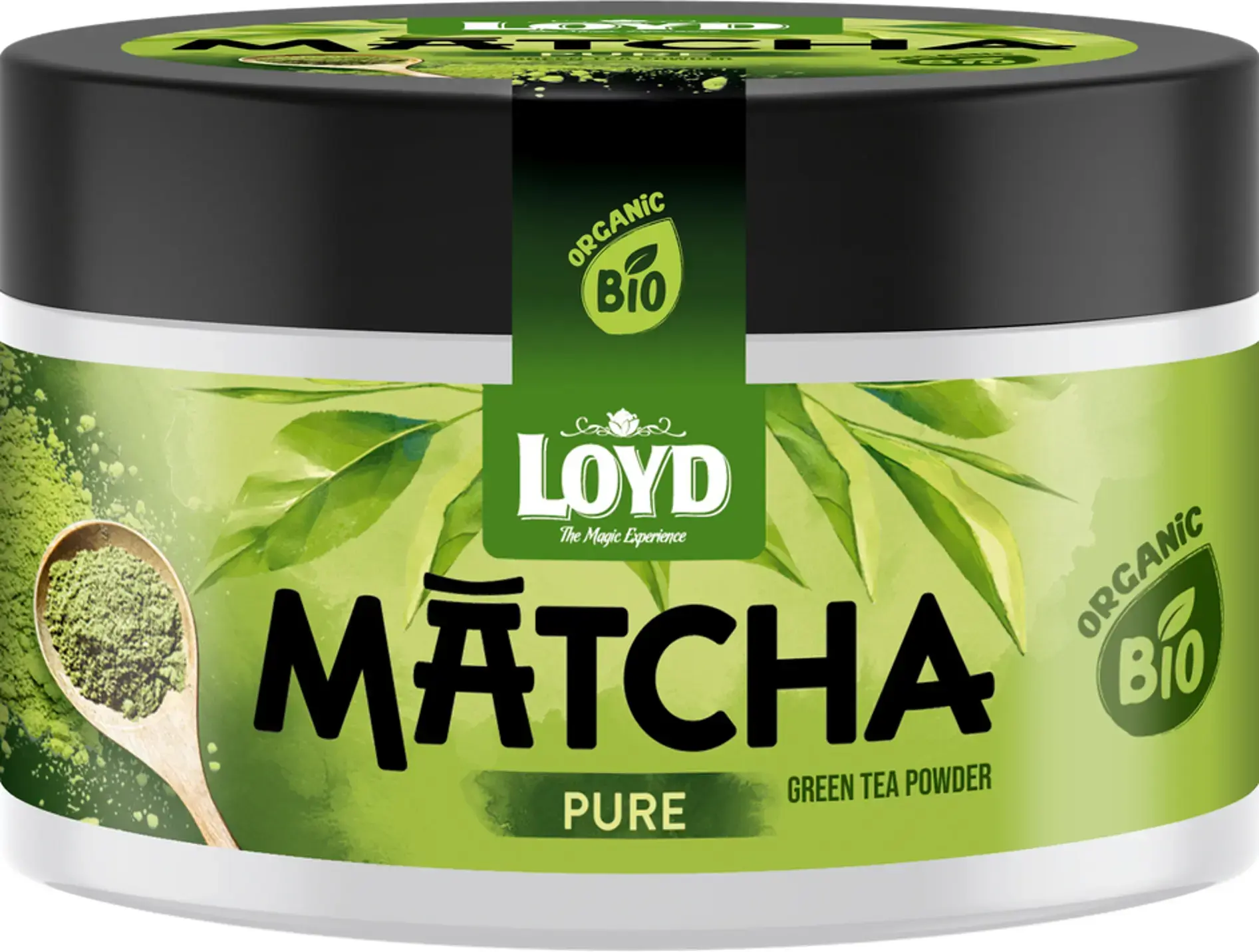 Ekologiški žaliosios arbatos milteliai LOYD Matcha, 40 g LT-EKO-001