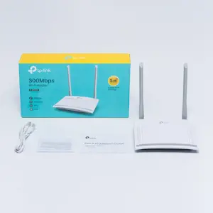 TP-Link TL-WR820N, "Wi-Fi 4" (802.11n), vieno dažnių diapazono (2,4 GHz), Ethernet LAN, 4G, baltas, stalinis maršrutizatorius