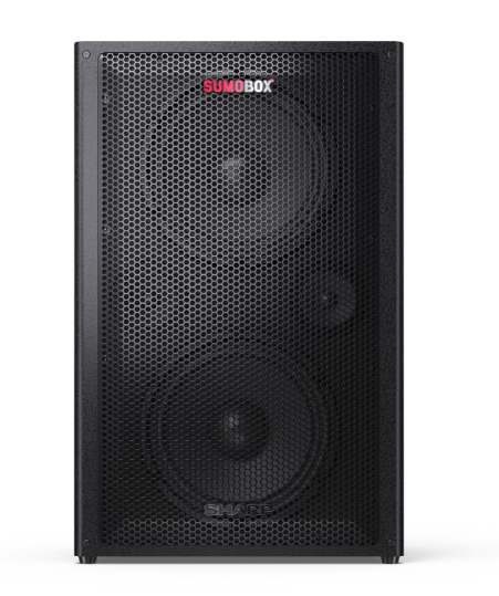 "Sharp SumoBox CP-LS200" didelio našumo nešiojamasis garsiakalbis